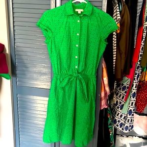 Green eyelet j.Cree mercantile short sleeve summer dress